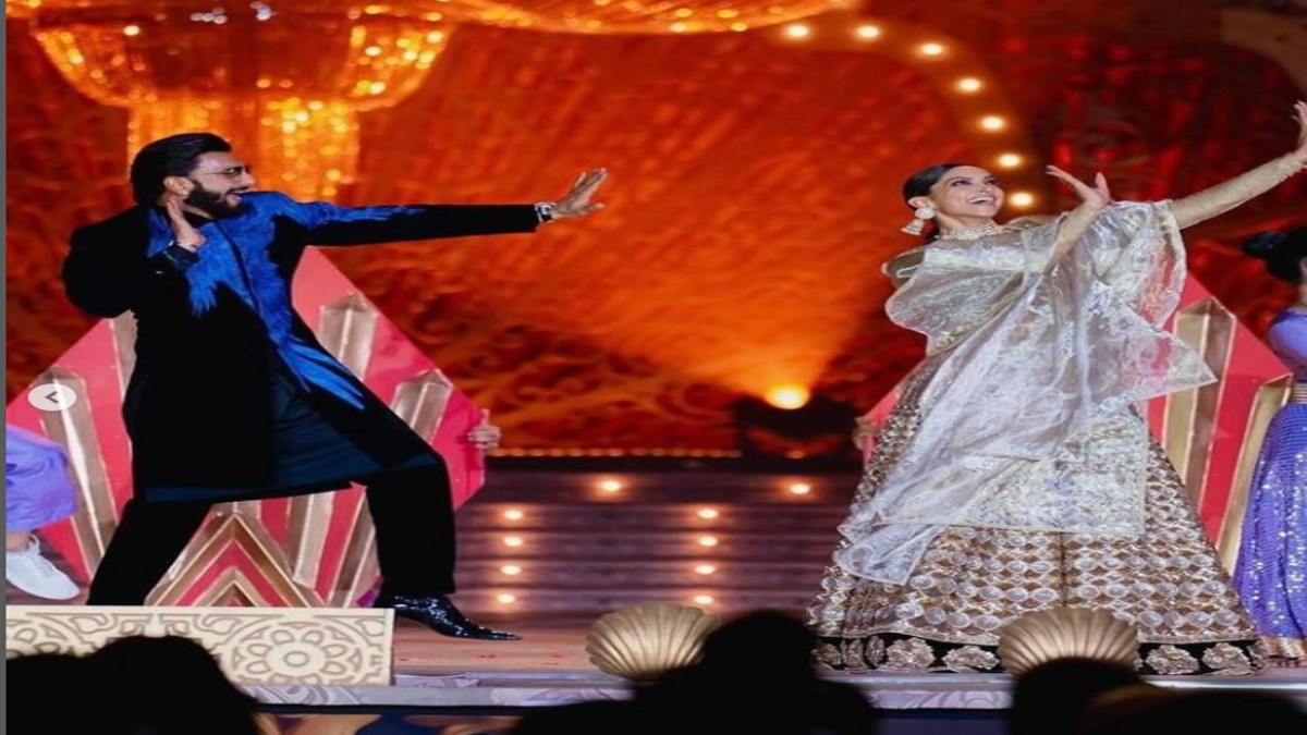 Anant-Radhika Pre Wedding Bash: Watch Pregnant Deepika Performs Garba with Husband Ranveer Singh