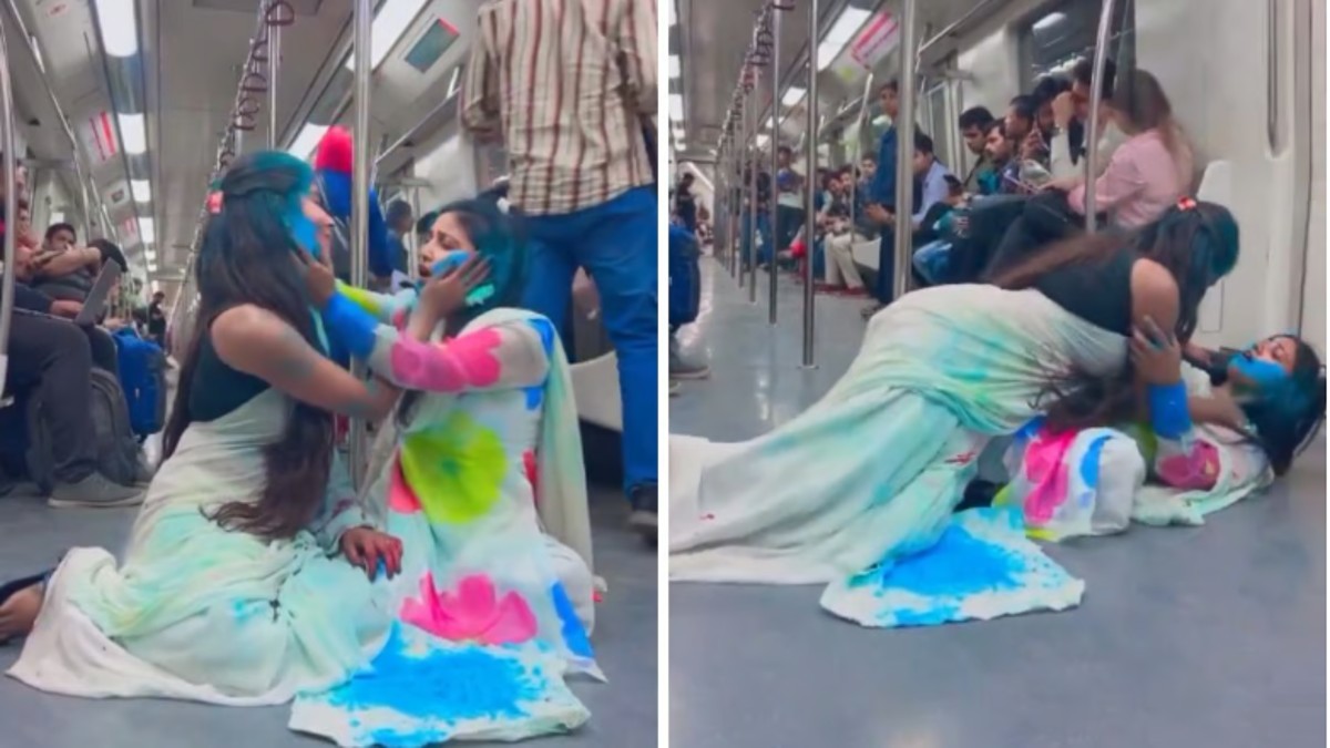 ‘How Bizzare & Shameful’: Netizens react to Girls Performing Obscene act inside Metro