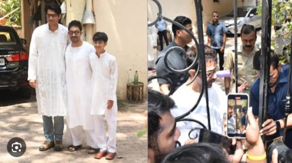 Eid 2024: Aamir Khan, his sons Junaid-Azad distribute sweets as they extend warm festive greetings