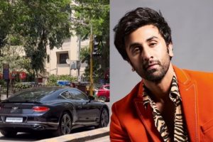 Watch: Ranbir Kapoor drives his new Bentley Continental worth Rs 8 crore on Mumbai’s streets, Video viral