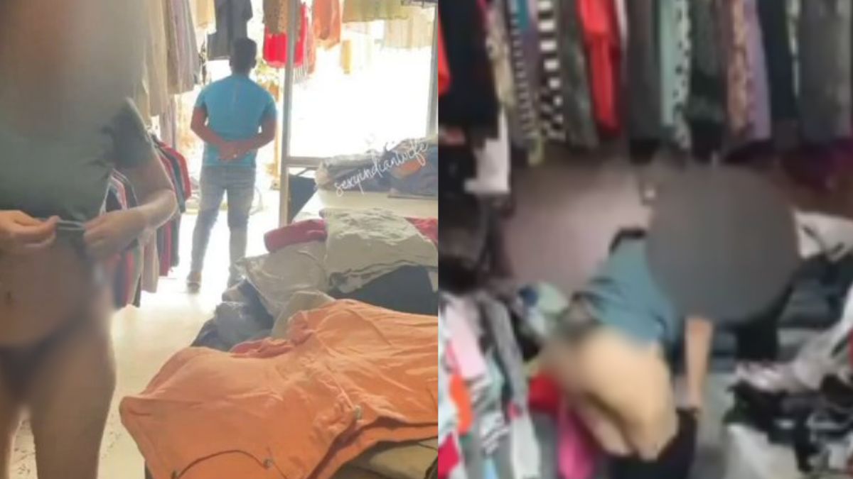 दिल्ली में दुकानदार के सामने महिला ने की ऐसी हरकत, सोशल मीडिया पर वायरल हुआ वीडियो

Woman did such a thing in front of a shopkeeper in Delhi, video went viral on social media Changing Room 