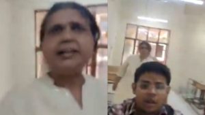 Watch: Video showing lady teacher’s intense fight with student goes viral, netizens react