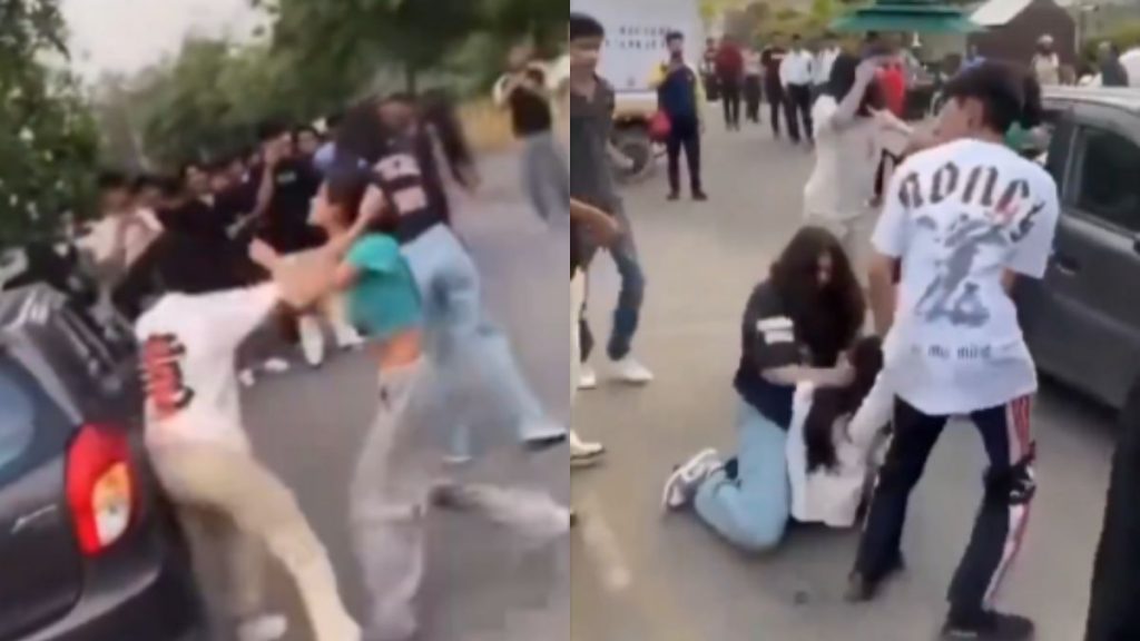 girls street fight