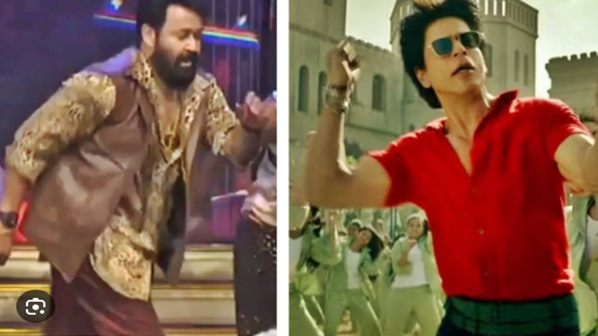 Watch: Legendary actor Mohanlal dances to Shah Rukh Khan’s ‘Zinda Banda’ during an award show