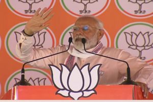 PM Modi to address four mega rallies in North Karnataka region today