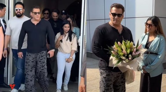 Watch: Salman Khan arrives in Dubai days after firing incident, receives special gift from fans as Video goes viral