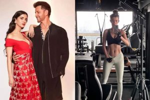 Saba Azad turns heads by showing abs in mirror selfie, Hrithik Roshan’s cousin sister reacts