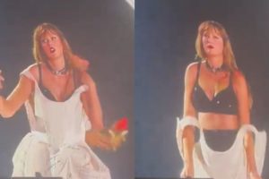 Viral Video: Taylor Swift changes dress on stage during Live Eras Tour concert, Leaves netizens speechless