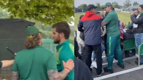 Watch: Shaheen Afridi rages at Afghani fan for abusing him during IRE vs PAK 2nd T20I, Video goes viral