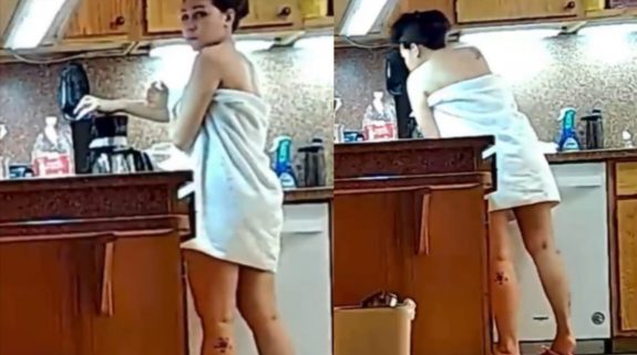 Viral Video: Woman poisons husband by adding bleach to his coffee, gets caught on hidden camera