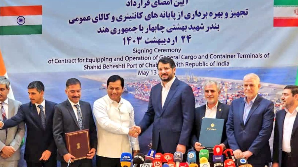 India, Iran sign long term contract for operations at Chabahar Port to boost regional connectivity