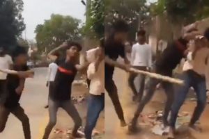 Watch: Group of students brutally beat classmate with stick in Jharkhand, Video goes Viral 