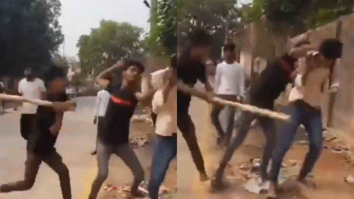 Watch: Group of students brutally beat classmate with stick in Jharkhand, Video goes Viral 