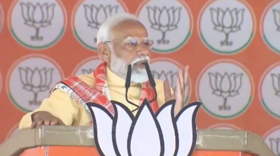 “On June 4, people will wake them from their sleep”: PM Modi takes dig at opposition at rally in Basti