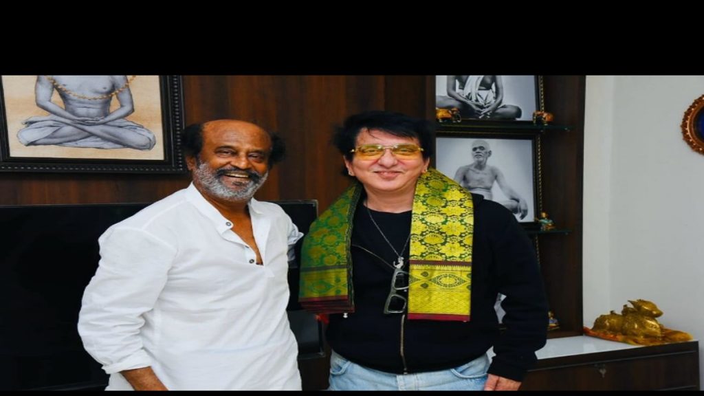 Sajid with Rajini