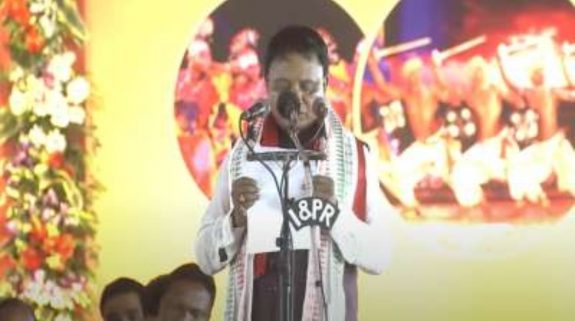 Mohan Charan Majhi takes oath as Chief Minister of first BJP government in Odisha