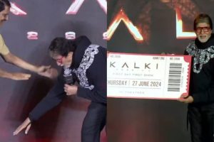 Amitabh Bachchan touches Kalki 2898 AD Producer Aswani Dutt’s Feet, Video goes viral
