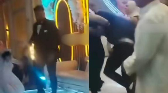 Watch: Bride’s brothers attack groom on the stage, netizens say, “Violent person…”