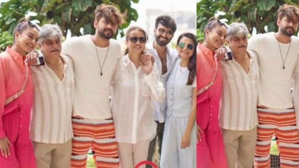 Sonakshi with Zaheer family