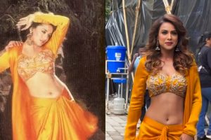 Nia Sharma gets trolled for copying Madhuri Dixit’s iconic style, netizens say, “First copy of Madhuri…” 