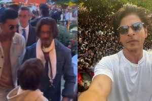 Shah Rukh Khan’s new look at second Ambani pre-wedding, draws comparison to Johnny Depp