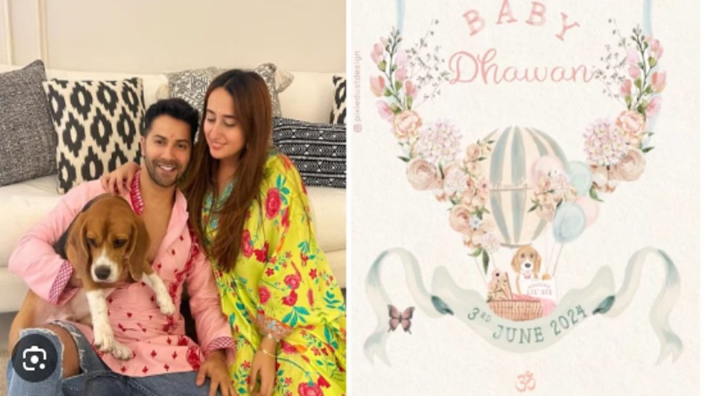 Varun dhawan shares daughter's pic