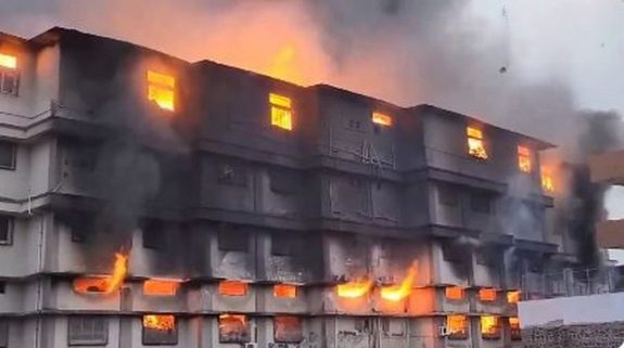 Fire breaks out at diaper factory in Maharashtra’s Bhiwandi
