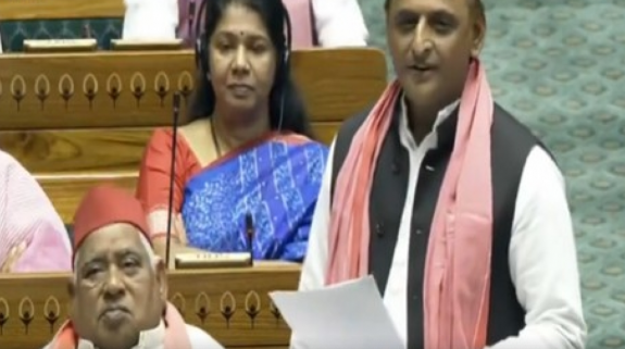 “Hoye wahi jo Ram rachi rakha…”: Akhilesh Yadav’s dig over Ayodhya win during LS speech