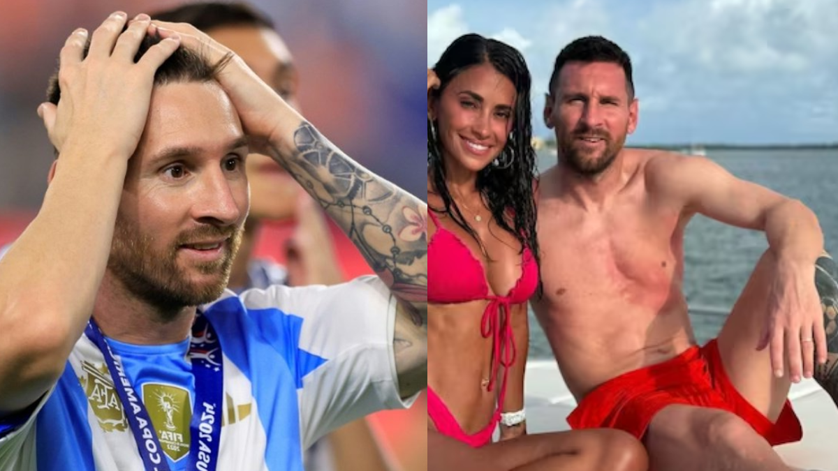 Watch: Footballer Lionel Messi enjoys holiday with his wife while recovering from ankle injury, shares pics