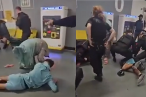 Viral Video: UK Police officer brutally assaults two men at Manchester Airport, suspended