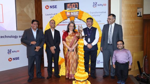 SEBI Chairperson launches a report on Indian Capital Markets and India’s first website for Passive Funds at NSE