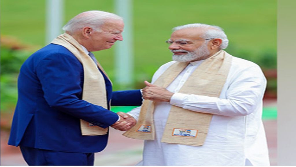 BIden with Modi