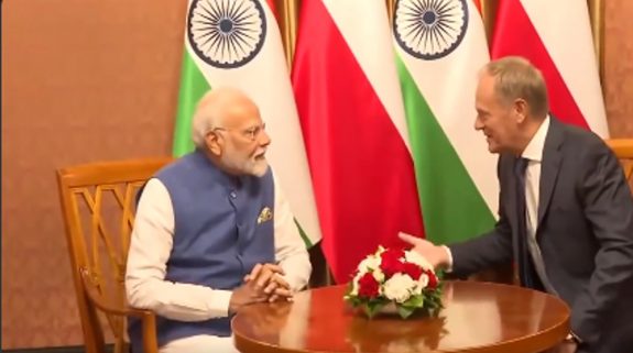 Warsaw: Prime Minister Modi holds bilateral meeting with Polish counterpart Donald Tusk