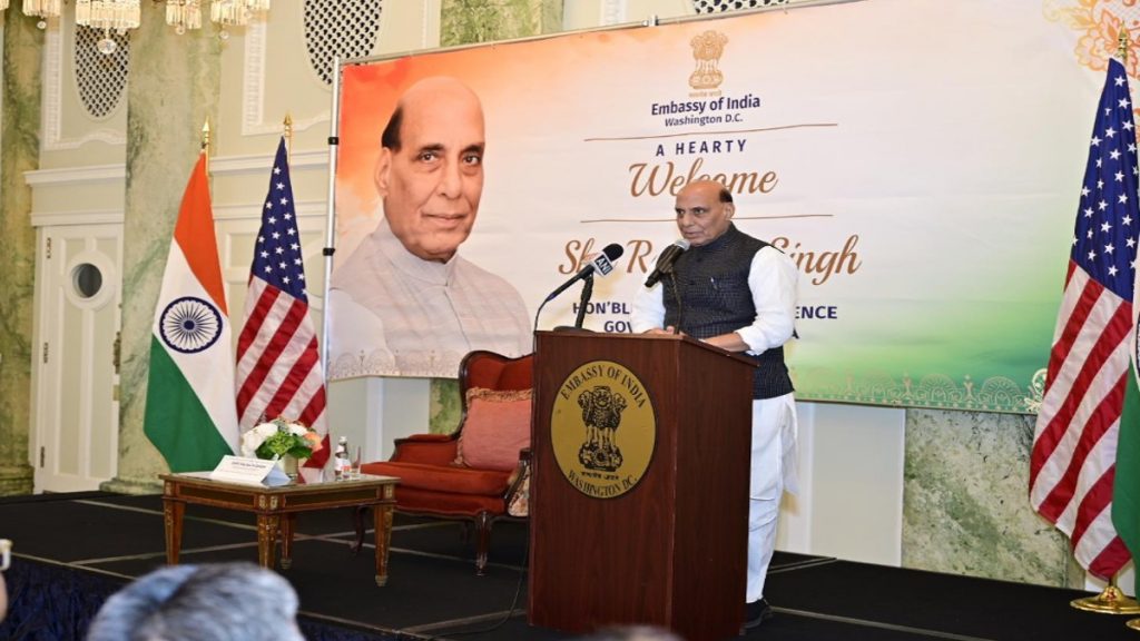 Rajnath Singh in U.S