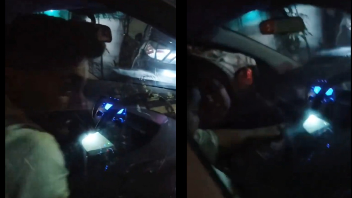 Watch: Video of man assaulting lady inside a car in Delhi’s Greater Kailash Area goes viral on social media, leaves netizens shocked