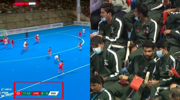 Netizens react strongly as Paksitani players wave Chinese flag at the final of Asian Champions Trophy 2024