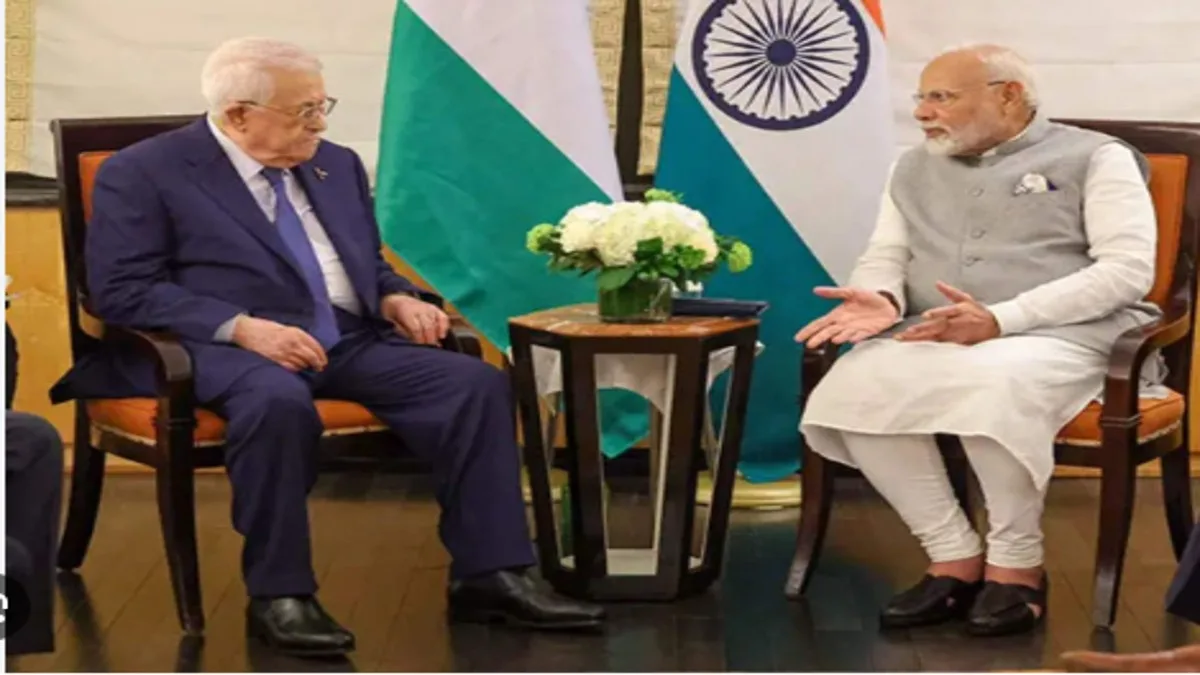 PM Modi expresses “deep concern” on Gaza situation during bilateral meeting with Palestinian President