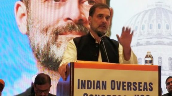 “You’re bridge between two great unions of states,” Rahul Gandhi on Indians in US