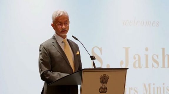 “Rule of law is gaining ground,” EAM Jaishankar says while addressing Indians in Geneva