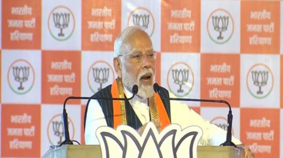 “Those who gave Congress chance in their states are regretting it”: PM Modi in poll-bound Haryana