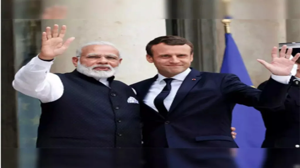 Modi with French PM