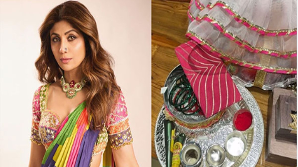 Shilpa Shetty gives glimpse of her Karwa Chauth traditional ‘Sargi’, don’t miss out her cute mehendi