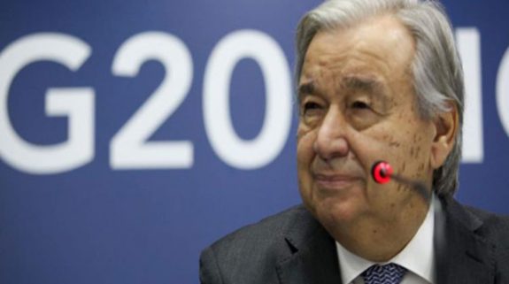 “We must step up for peace”: Antonio Guterres urges G20 nations to take lead on global challenges