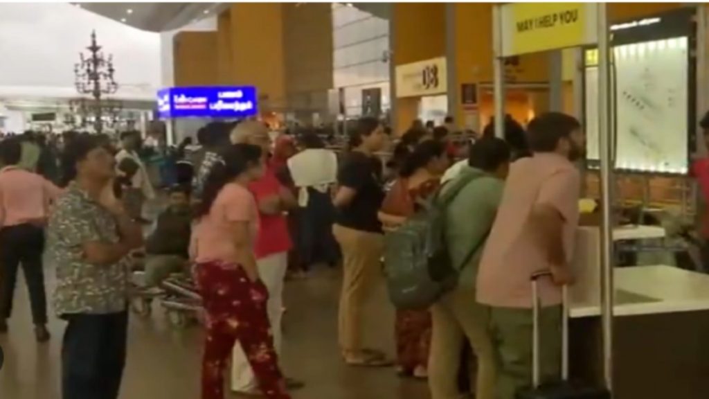 Chennai airport resumes flights