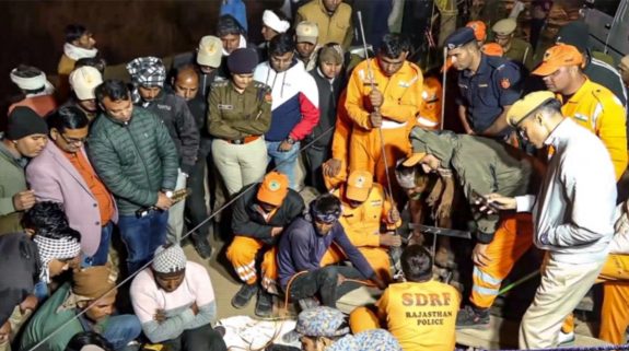 Rajasthan: Days long rescue operation ends; child dies after being trapped in 150 feet deep borewell in Dausa