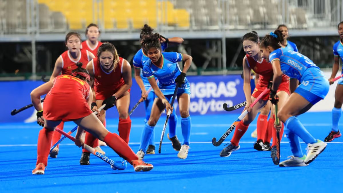 Indian Women's Hockey team defeats China to defend the title of Women's