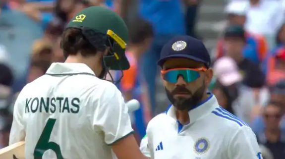 Watch Video: Virat Kohli clashes with Sam Konstas on the opening day of Boxing Day Test