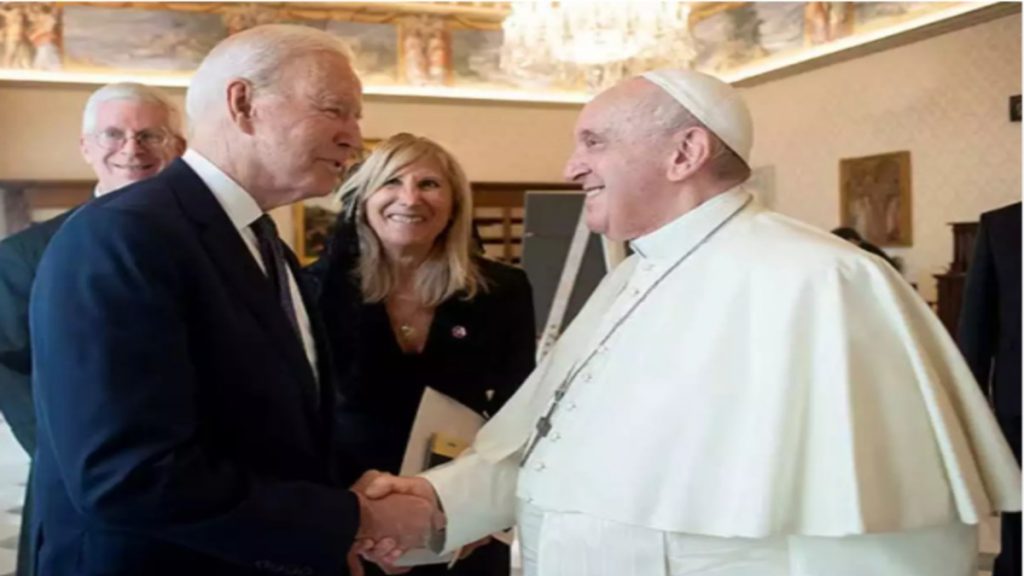 Biden with Pope