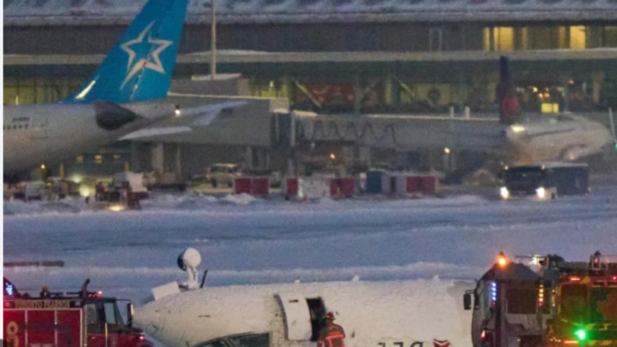 18 injured in Delta Airlines crash at Toronto Pearson airport, no