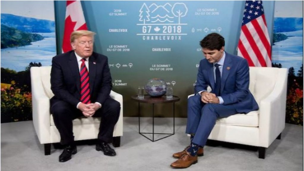 Trump with Canadian PM